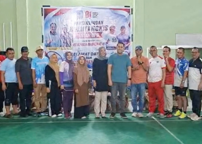 Bupati M. Syukur Buka Turnamen Bulutangkis HUT RI ke-81 untuk Bakar Semangat Nasionalisme ASN