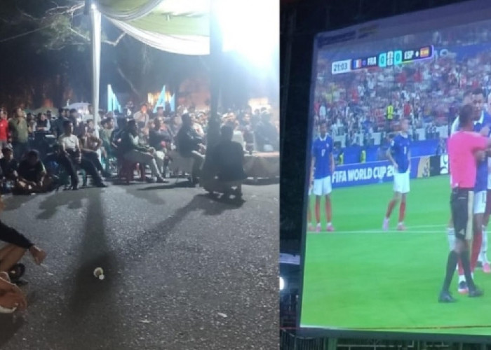 Sajikan Kopi Gratis dan Gandeng UMKM, Nobar Diskominfo Merangin Sukses Sedot Perhatian Ratusan Warga