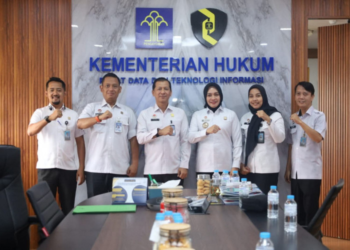 Menuju Ekosistem KI Berbasis Digital, Kanwil Kemenkum Jambi Konsultasikan Jambi IP Ecosystem ke Pusdatin