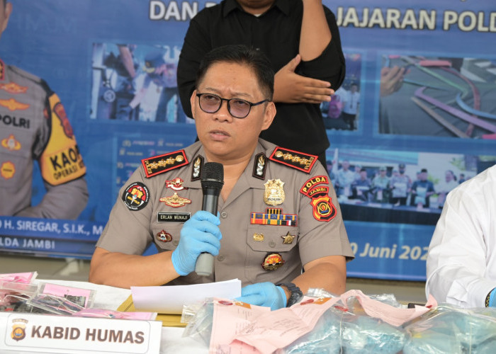 Polda Jambi Tangani 492 Kasus C3 Selama Semester I 2026, 260 Tersangka Diamankan