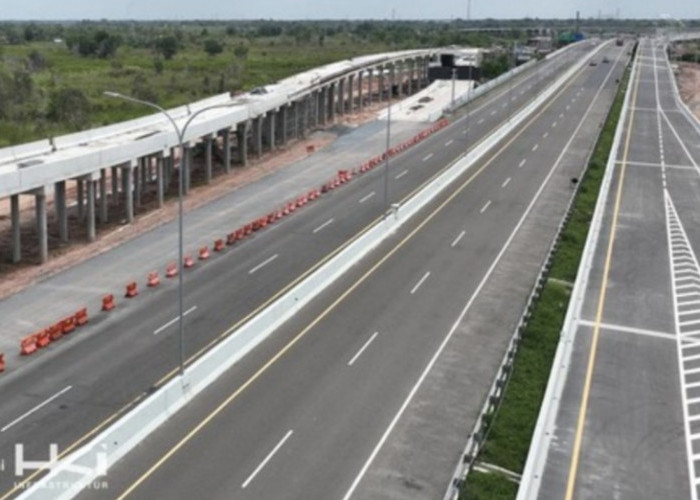 Penampakan Tol Palembang-Betung sepanjang 10,24 Kilometer