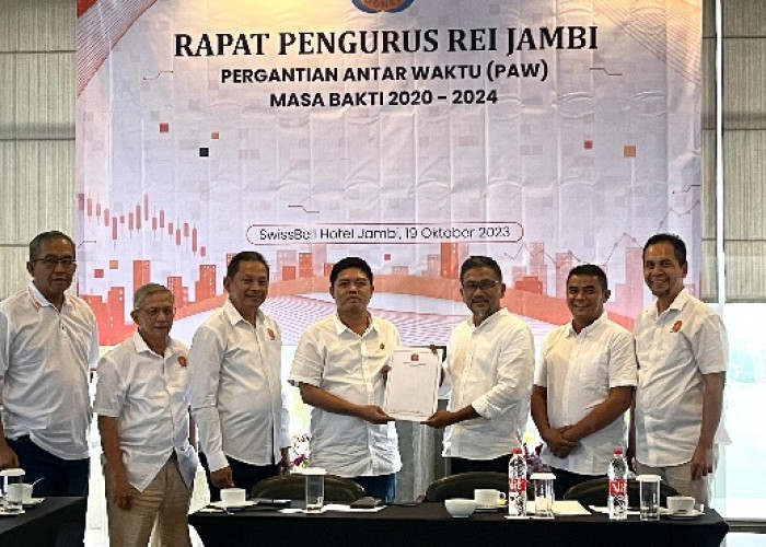  PAW Ketua REI Jambi 2020-2024, Abror Gantikan Ramond Fauzan