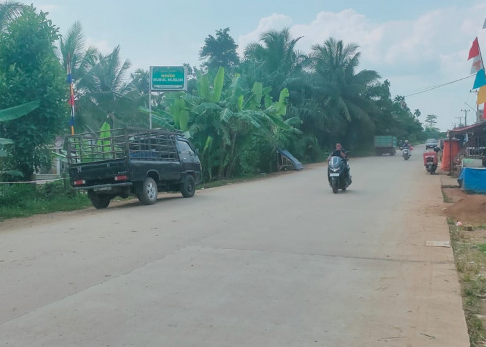 SKK Migas-PetroChina Cor Beton Ruas Jalan Simpang 4 Blok D – Mendahara Tanjab Timur Sepanjang 1,96 Km