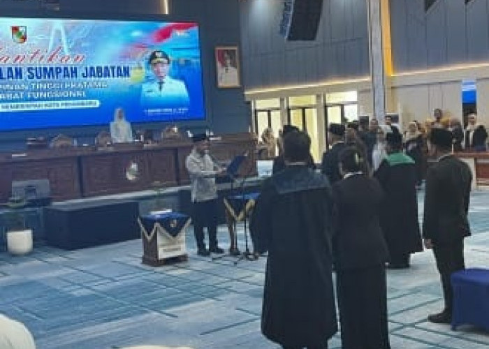 Berikut Daftar 17 Pejabat Pemkot Pekanbaru Resmi Dilantik Wali Kota Agung Nugroho