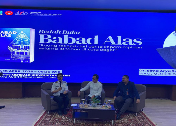 Diza Jadi Moderator, Bima Arya ‘Kuliti’ Pengalaman Politik di UNJA