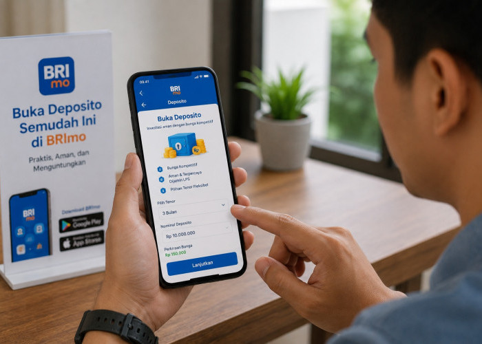 Tanpa Ribet ke Bank, Deposito BRI Kini Hadir Lebih Praktis Lewat BRImo