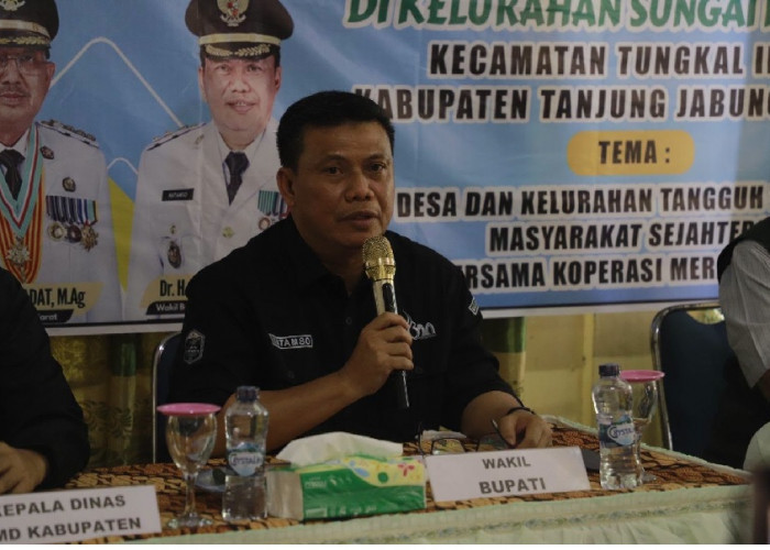 Pimpin Penyambutan Tim Penilai Provinsi, Wabup Katamso Dorong Kelurahan Sungai Nibung Jadi Percontohan Jambi