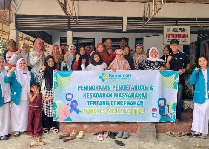 Pengabnas, Dosen Poltekkes Kemenkes Jambi Dorong Kesadaran Masyarakat Terhadap DMT2