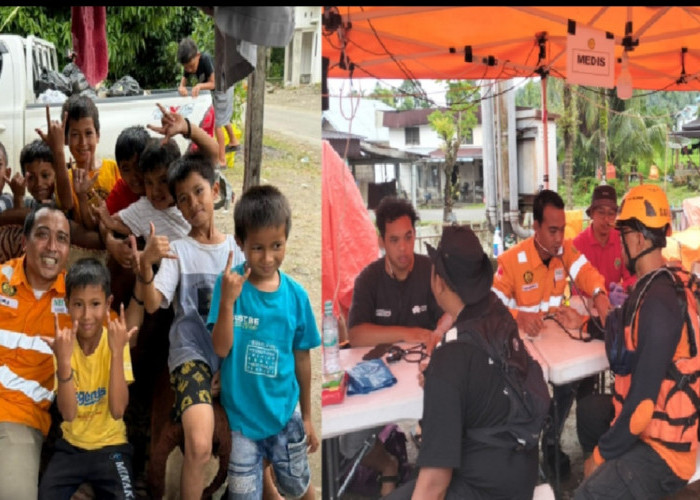 PT SAS dan Group Kirim Bantuan Logistik, Obat Hingga Tim Trauma Healing untuk Anak-anak di Sumbar