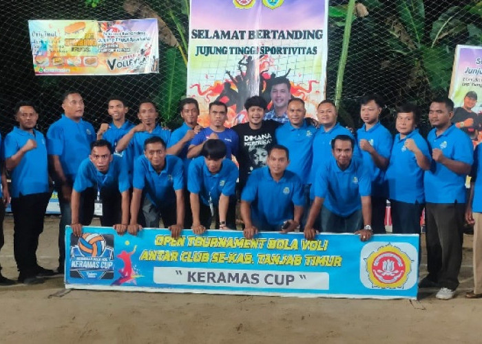 Open Turnamen Voly Keramas Cup 2023 Resmi Ditutup, Ketua Karang Taruna Tanjabtim Berharap Ada Jilid II