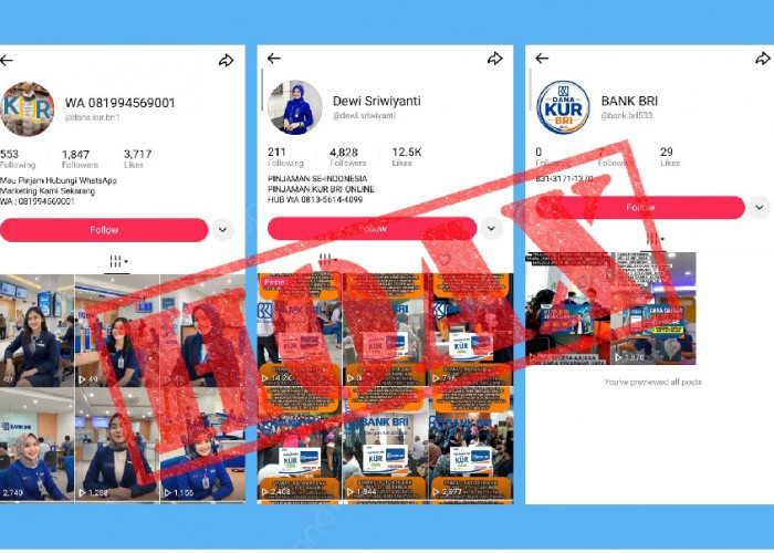Waspada Modus Penipuan, BRI Tegaskan Pengajuan KUR Tidak Ditawarkan Secara Online