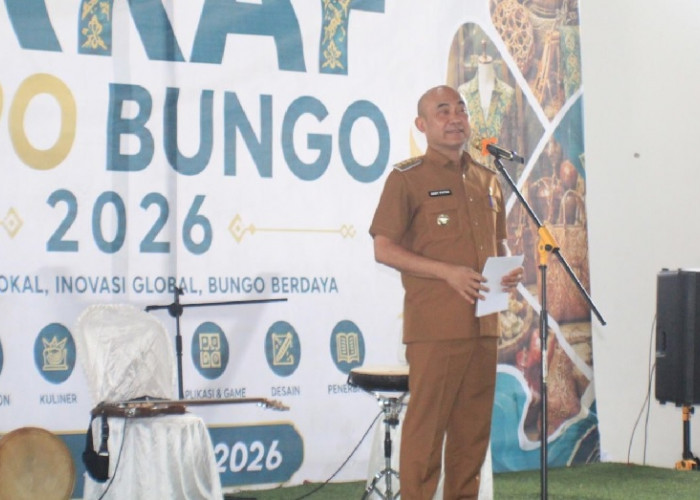 Dorong Ekonomi Kreatif, Bupati Dedy Putra Buka Ekraf Expo Bungo 2026