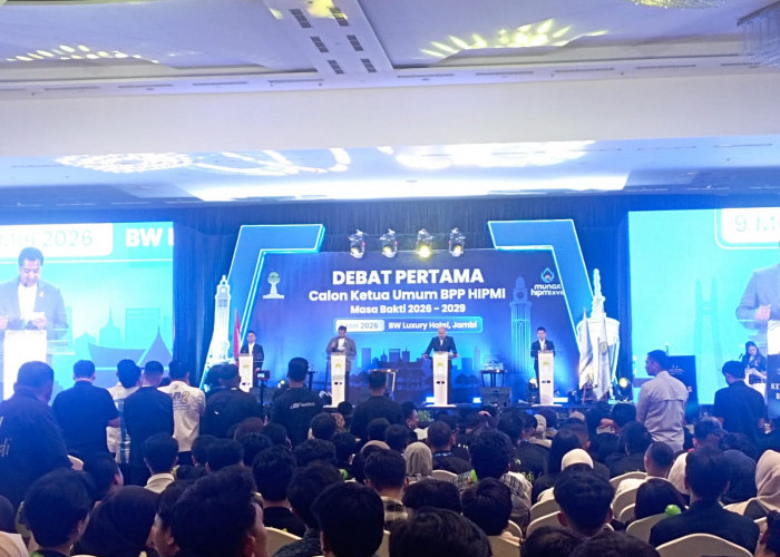 Debat Panas Caketum HIPMI di Jambi, Adu Visi Kejar Ekonomi Indonesia 8 Persen