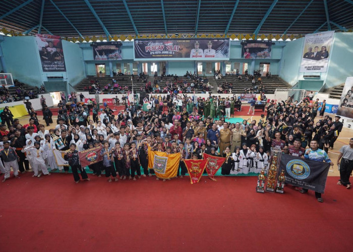 Semarak HUT Kota Jambi, Wawako Diza Apresiasi 977 Atlet Meriahkan Pencak Silat Wali Kota Jambi Cup