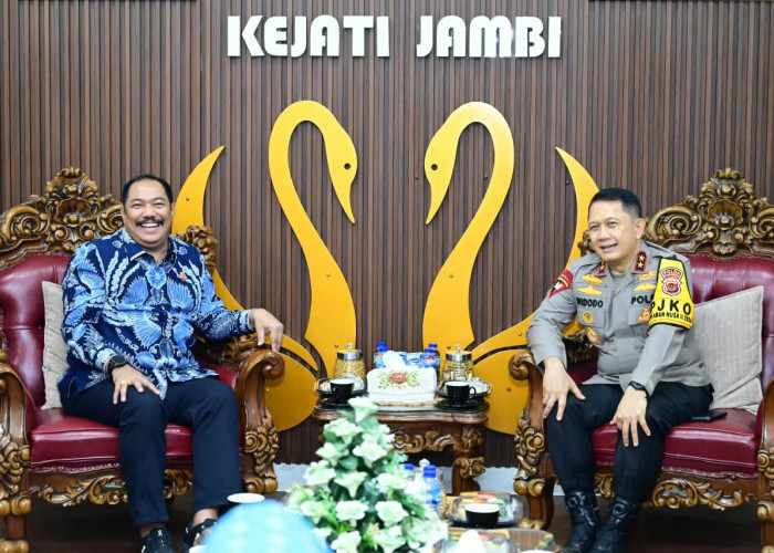 Kapolda Jambi Kunjungi Kejati, Perkuat Sinergitas Penegakan Hukum Antarinstansi
