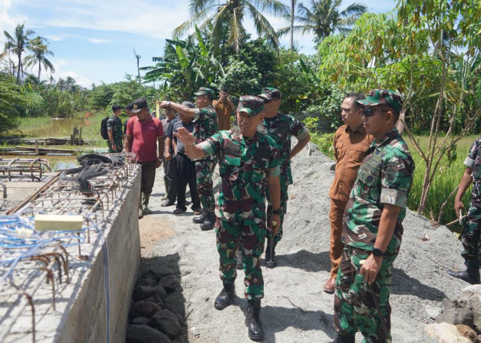 Danrem 042/Gapu Kawal Progres Tanpa Jeda, Pastikan Dua Jembatan Rampung Tepat Waktu