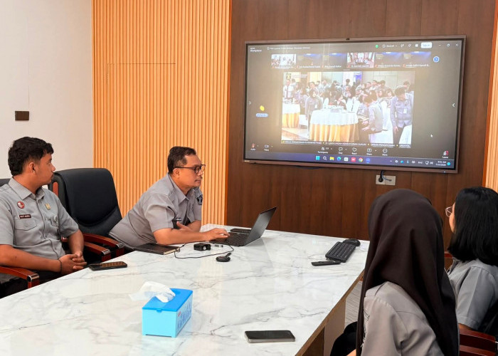 Cegah Maladministrasi, Kanwil Kemenkum Jambi Ikuti Transfer Knowledge perkuat Cyber Security