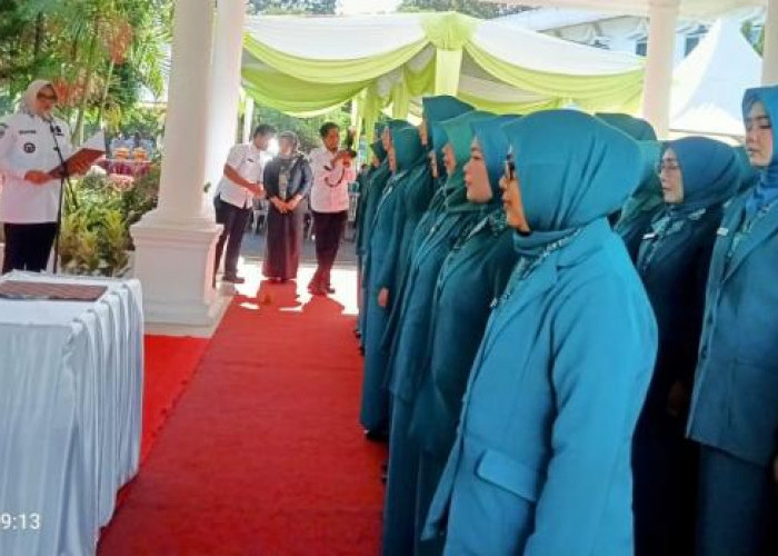 Bupati Kukuhkan Pengurus TP-PPK Kabupaten Tanjabtim 