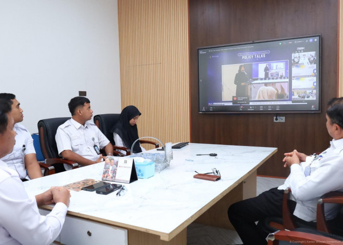Dorong Peran Strategis Analis Kebijakan di Wilayah, Kakanwil Kemenkum Jambi Ikuti Policy Talks Kemenkum Riau