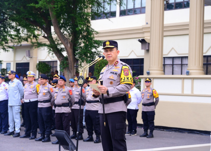 Kapolda Jambi Pimpin Apel Operasi Patuh Siginjai 2026, Fokus Tingkatkan Keselamatan Berlalu Lintas