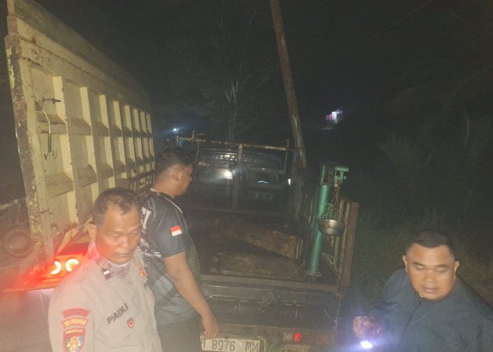 Aksi Pencurian Besi Digagalkan di Kuala Jambi, Pelaku Melarikan Diri