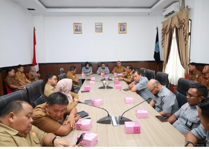 Tingkatkan Daya Saing Ekonomi Daerah, Kanwil Kemenkum Jambi Lakukan Koordinasi KI Bersama Pemkab Merangin