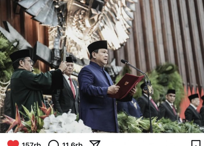 Resmi! Berikut Akun Media Sosial IG Presiden Ri Prabowo Subianto 