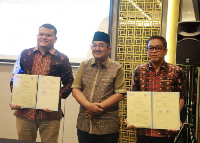 Pemkab Tanjab Barat Jalin Kerja Sama Strategis Layanan Perbankan dengan BRI Kuala Tungkal