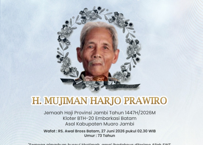 Mujiman Jemaah Asal Sungai Bahar Wafat di RS Awal Bros Botania Batam, Kakanwil Dr. Wahyudi Sampaikan Duka