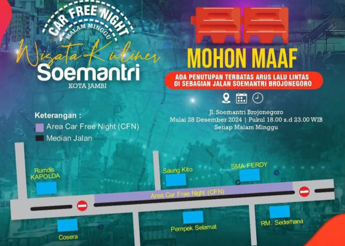 Pemkot Akan Launching Car Free Night Jalan Soemantri, Ini Rekayasa Lalu Lintasnya