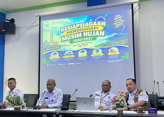 BMKG Jambi Prediksi Musim Hujan Akhir Oktober, Warga Diminta Waspada Banjir dan Longsor