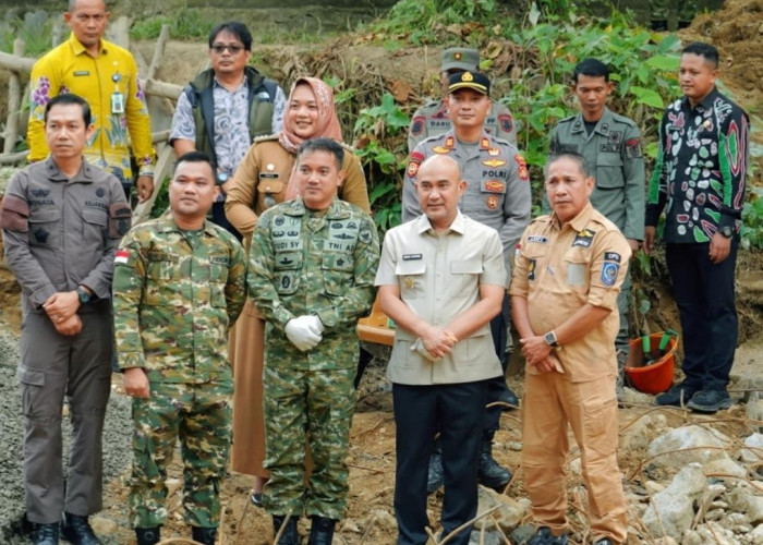 Bupati Bersama Dandim 0416/Bute Awali Ground Breaking Jembatan Garuda
