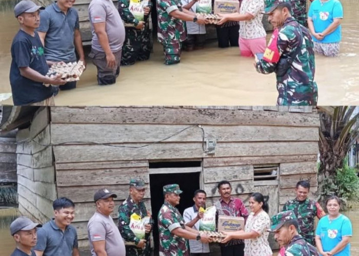 Korban Banjir Desa Jangga Dapat Bantuan PTPN IV Regional 4 Jambi