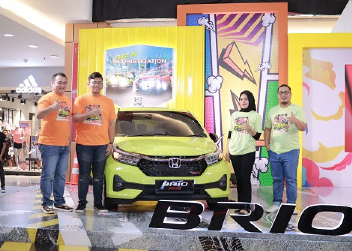 Model Terpopuler di Indonesia, New Honda Brio Hadir Menyapa Publik kota Jambi