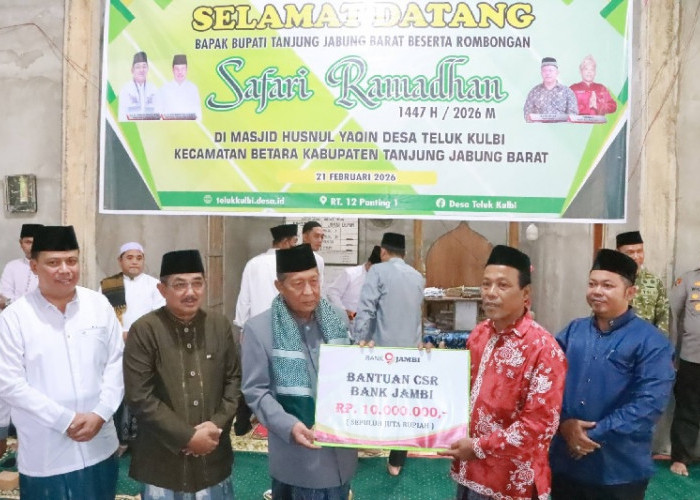 Safari Ramadan Perdana 2026, Wakil Gubernur Jambi Hadir di Teluk Kulbi