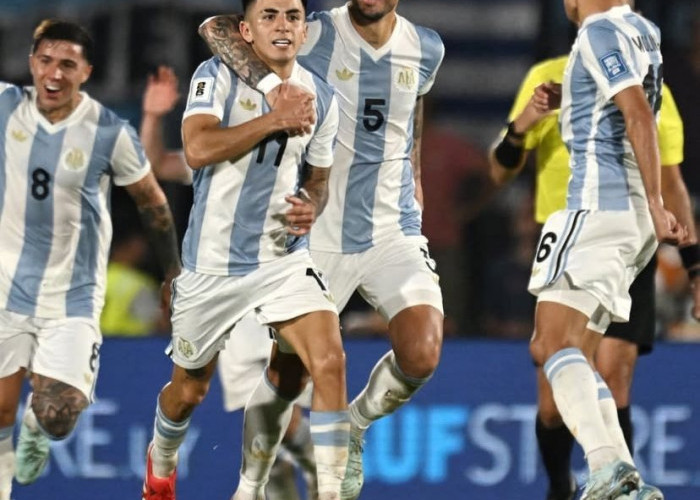 Thiago Almada Cetak Gol, Argentina Menang 1-0 Lawan Uruguay