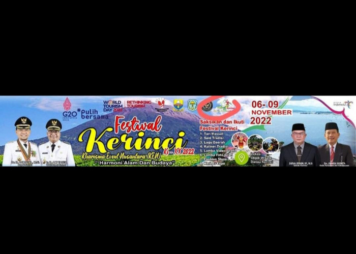 Jelang Festival Kerinci, 700 Undangan Tamu Luar Disebar