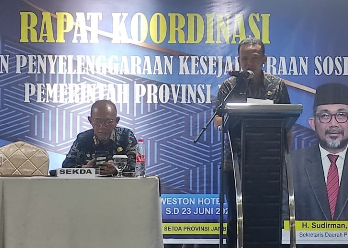 Biro Kesra Provinsi Jambi Gelar Rakor Kebijakan Penyelenggara Kesejahteraan Sosial