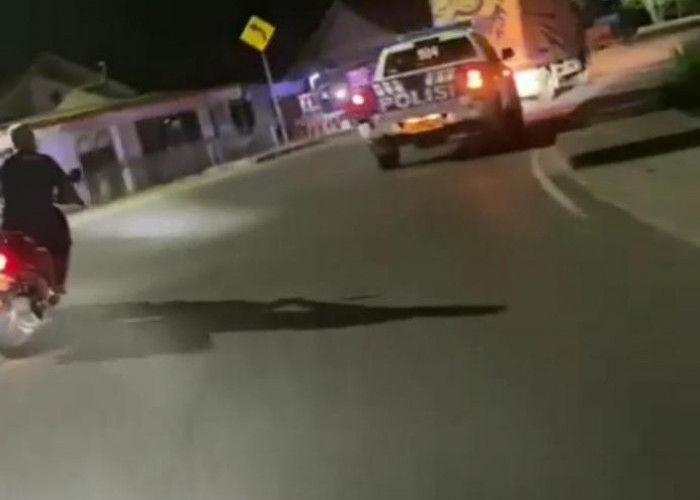 Viral di Media Sosial, Mobil Polisi vs Truk Box Kejar-kejaran