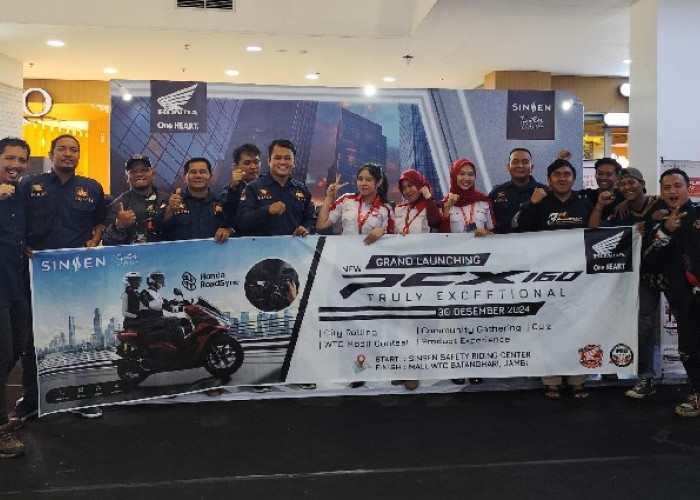 Komunitas Honda Meriahkan Grand Launching New Honda PCX160 dengan Keseruan Maksimal