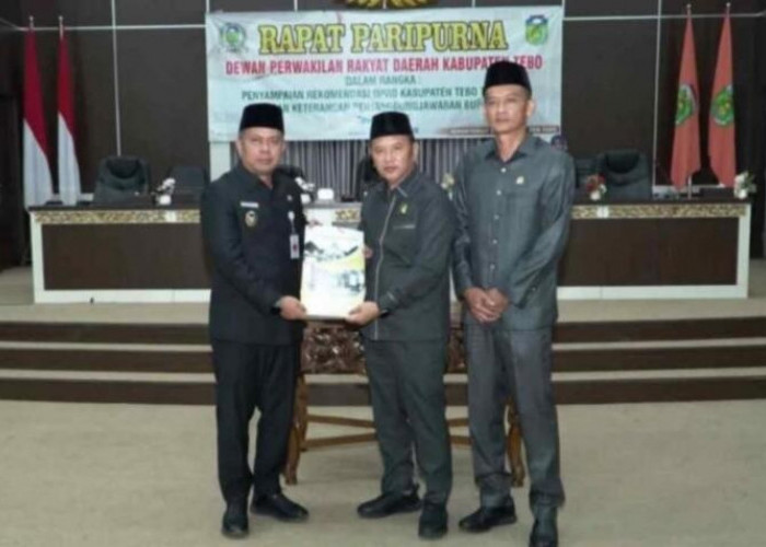 DPRD Tebo Gelar Paripurna Penyampaian LKPJ Bupati Tebo 2025