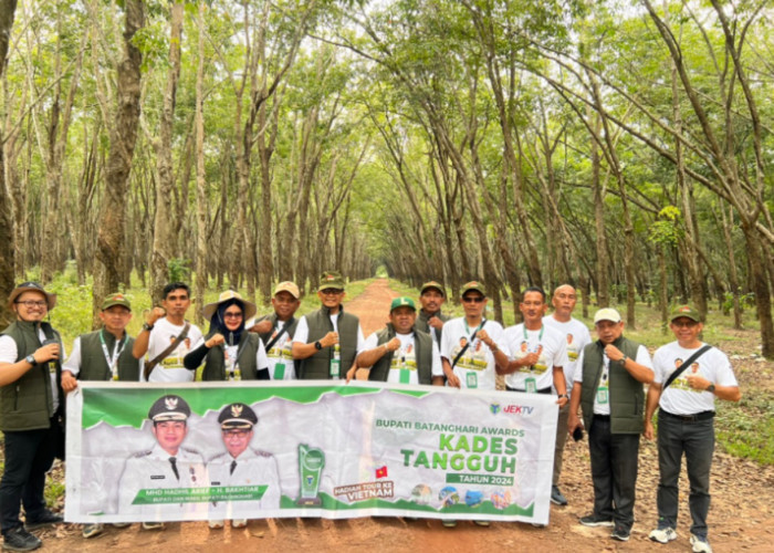 Kades Tangguh Batanghari Belajar Ilmu Karet ke Negara Vietnam