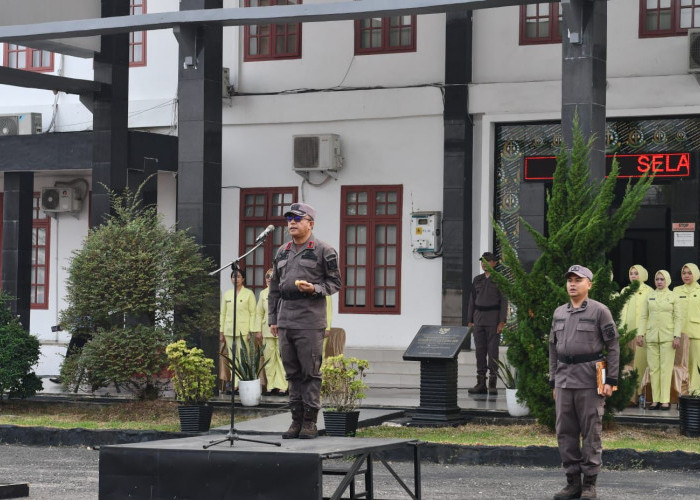 Puncak Harlah Kejaksaan RI Ke 81, Kejari Batang Hari Gelar Upacara