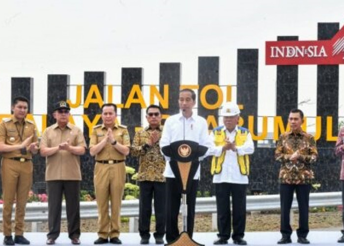 Telan Biaya 12,5 T, Jalan Tol Indralaya-Prabumulih Diresmikan Presiden Joko Widodo