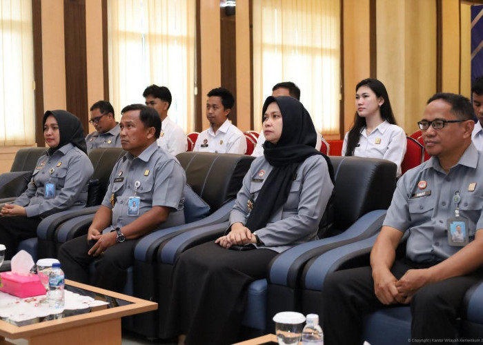 Tingkatkan Integritas Pelayanan Publik Kanwil Kemenkum Jambi Ikuti Konsolidasi Nasional Bersama Menko Kumham