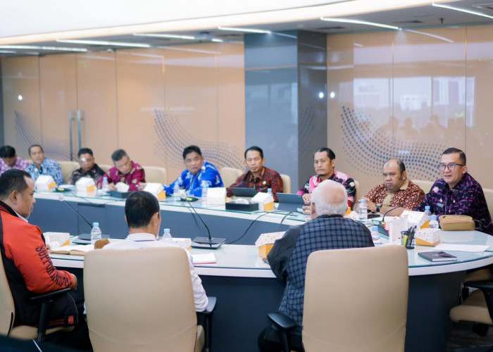 Ariansyah Pimpin Diskominfo se- Jambi Audiensi ke Komdigi 