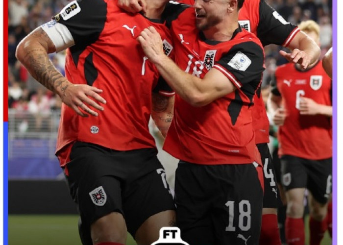 Gebuk Yordania 3-1, Austria Tempel Ketat Argentina di Papan Klasemen