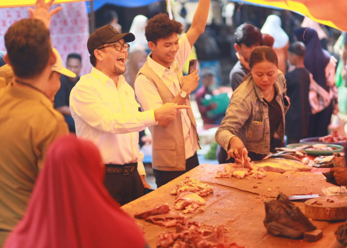 Wakil Ketua DPRD Jambi Sidak ke Pasar Tradisional di Sengeti‎
