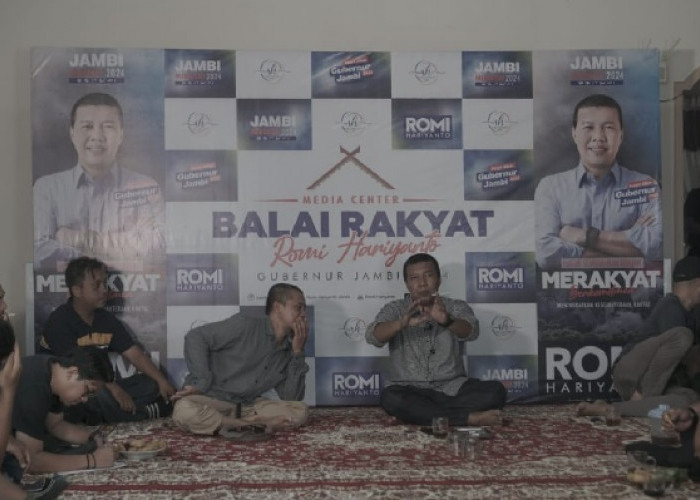 Pertegas Sikap Maju di Pilgub Jambi, Romi Hariyanto Resmikan Balai Rakyat 