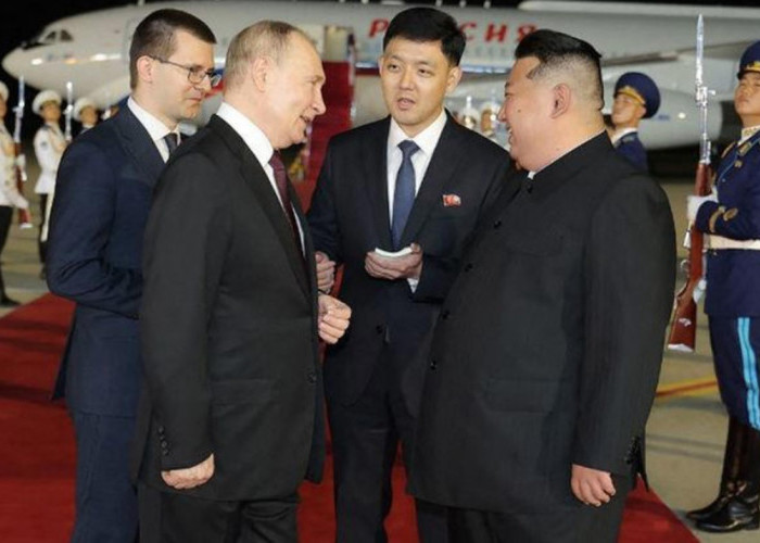 Putin Tiba di Korea Utara Diskusi 4 Mata dengan Kim Jong Un Hingga Nonton Konser